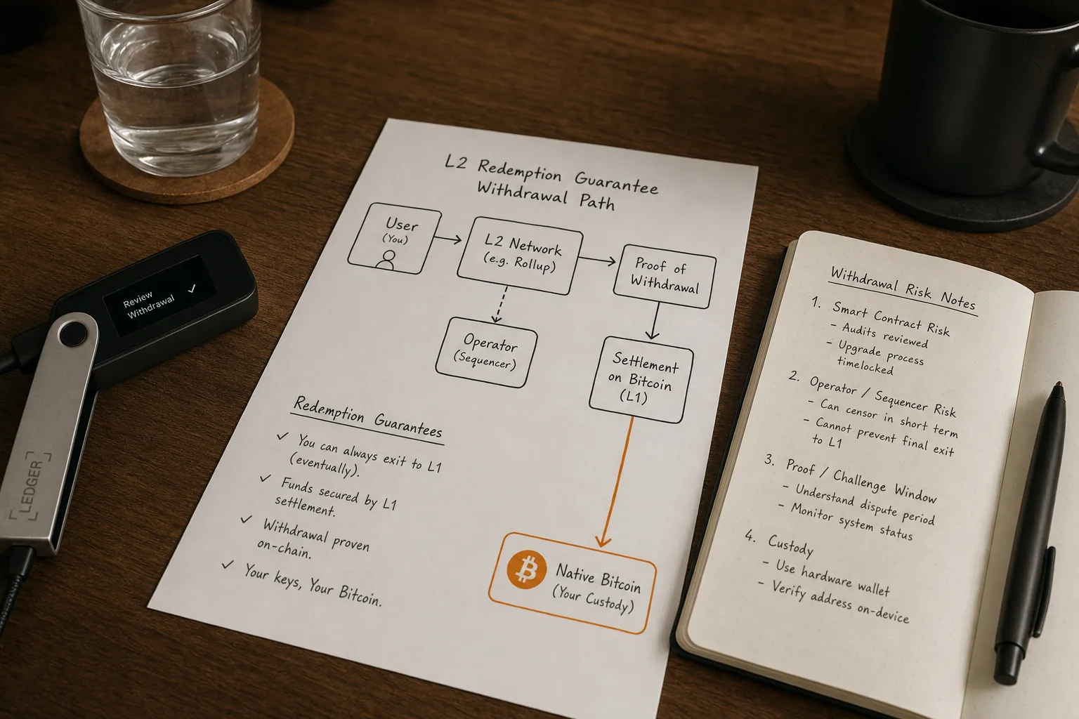 How to Evaluate Bitcoin L2s Without Trusting the Marketing: A Redemption-Guarantee Matrix for Pegs, Withdrawals, and Finality